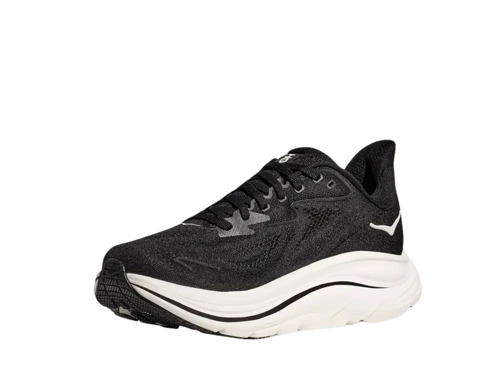 HOKA W Clifton 10 Black / White